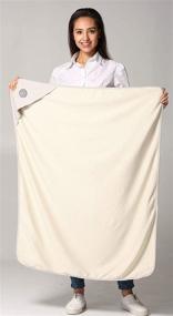 img 1 attached to Organic Anti Radiation Protective Pregnancy Blanket for Kids' Home Store