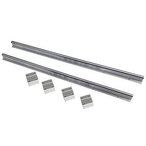 img 2 attached to CNCCANEN Ballscrew RM1605-1500Mm End Machining Set SBR16-1500Mm Linear Rail Kit Linear Sliding Shaft Rod Guideway For CNC Automated Machines And Equipments