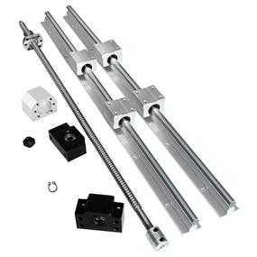 img 4 attached to CNCCANEN Ballscrew RM1605-1500Mm End Machining Set SBR16-1500Mm Linear Rail Kit Linear Sliding Shaft Rod Guideway For CNC Automated Machines And Equipments