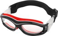 🏀 kids basketball sport glasses with adjustable elastic wrap strap | soccer eyewear goggles logo