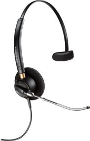 img 1 attached to Plantronics 89435 01 Wired Headset Black