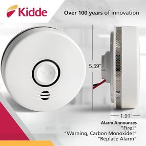 img 2 attached to Hardwired Kidde Smoke & Carbon Monoxide Detector with Lithium Battery Backup - Interconnect Combination Alarm with Voice Alert