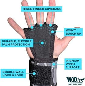 img 2 attached to ⚒️ Optimized for SEO: JerkFit WODies Hand Grips with Wrist Wraps for Weightlifting, Pull-Ups, Cross Training, WODs, and Gymnastics. Shield Against Blisters and Rips, Ideal for Men and Women.