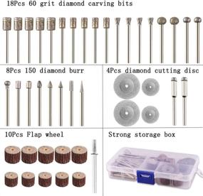 img 2 attached to Pcs Rotary Tool Accessories Kit