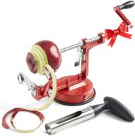 🍎 homebuddy apple peeler corer - multipurpose apple slicer and corer with strong suction base, durable cutter for fruits and veggies - includes recipe ebook logo