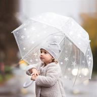 ☂️ windproof clear umbrella handle with transparency логотип