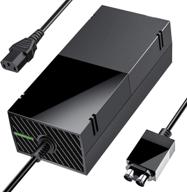 black xbox one power supply brick and ac adapter cable replacement kit for xbox one console games - auto voltage 100-240v логотип