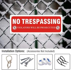 img 2 attached to 🔒 Waterproof Prosecution-Resistant Trespassing Violators