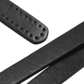 img 2 attached to 👜 Black PU Leather Bag Handbag Strap - Svance Length 23.6", 3/4" Wide - Ideal for Purse Making Supplies