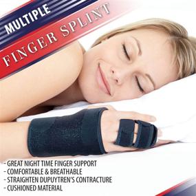 img 2 attached to 🖐️ Effective Trigger Finger Splint Finger Brace - Support for Multiple Finger Conditions, Including Broken Fingers, Arthritis, and Tendonitis (Right - S/Med)