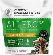 🦃 specialty diet allergy turkey recipe by dr. harvey's: premium human grade dog food for dogs with allergies and sensitivities logo