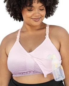 img 4 attached to 👙 Revolutionary Sublime Hands-Free Busty Pumping & Nursing Bra for F,G,H,I Cups: Patented All-in-One Solution!
