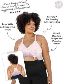 img 3 attached to 👙 Revolutionary Sublime Hands-Free Busty Pumping & Nursing Bra for F,G,H,I Cups: Patented All-in-One Solution!