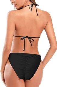 img 3 attached to 👙 Discover the Trendy Shekini Women's Bottom Triangle Swimsuits - Perfect Women's Clothing in Swimsuits & Cover Ups