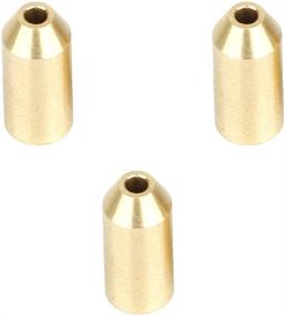 img 4 attached to Acxico 3Pcs Brass Gas Refill Adapter for S.T Dupont Memorial Lighter - Improved SEO