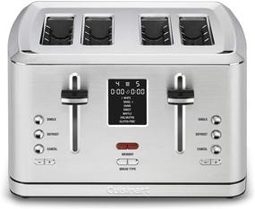 img 3 attached to 🍞 Cuisinart CPT-740 4-Slice Digital Toaster with MemorySet Feature in Silver