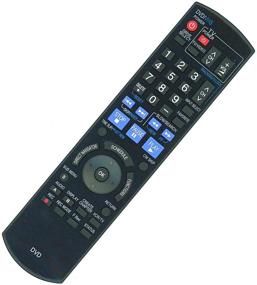 img 2 attached to 🎮 Highly Compatible Replacement Remote Control for Panasonic DVR VCR DVD Recorder - N2QAYB000197 Compatible with DMR-EZ47V, DMREZ28, DMREZ47VP, DMR-EZ37VP, DMREZ37