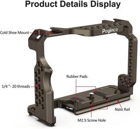 img 3 attached to 📷 Enhance Your Sony A7 Series Camera with Poyinco Camera Cage and Standard Cold Shoe Attachment