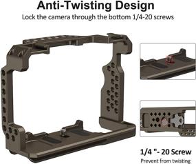 img 2 attached to 📷 Enhance Your Sony A7 Series Camera with Poyinco Camera Cage and Standard Cold Shoe Attachment