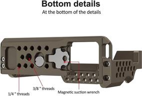 img 1 attached to 📷 Enhance Your Sony A7 Series Camera with Poyinco Camera Cage and Standard Cold Shoe Attachment