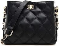 👜 premium quilted leather crossbody women's handbags & wallets by bestsent logo