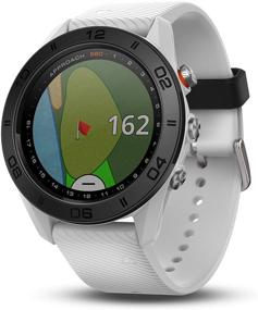 img 4 attached to ⌚ Восстановленные Garmin Approach S60: премиальные часы для гольфа с сенсорным экраном и полноцветными картами CourseView, белые