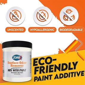 img 2 attached to 🎨 ZORBX Odor Remover Paint Additive: Instantly Eliminate Unwanted Odors - Set of 2 Jars