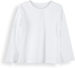 img 3 attached to 👕 GOXU Toddler Sleeve T Shirt UZ 2 WHT 6 7 Girls' Clothing: Stylish Tops, Tees & Blouses for Your Little Princess