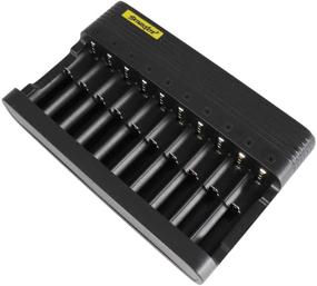 img 3 attached to Skywolfeye 10-Slot Universal Smart Battery Charger for 3.7V Li-ion Rechargeable 🔋 Batteries - Compatible with 18650, 26650, 14500, 16340, 18500, 10440, 18350, 17670 Batteries