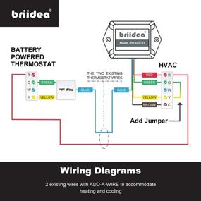 img 1 attached to 🌡️ Briidea Common Thermostats with Enhanced Wire Accessory