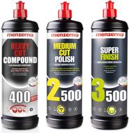 🔧 menzerna ultimate polishing compound kit: super 3500, medium 2500, and heavy 400 logo