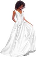 👰 exquisite beaded wedding dress with pockets for fashionable women - zhongde women's clothing logo