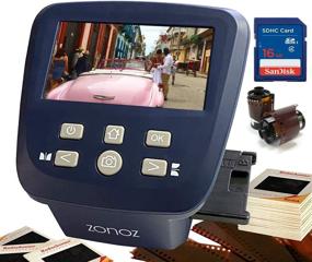 img 4 attached to 📷 Zonoz FS-Five Digital Film & Slide Scanner: Convert 35mm, 126, 110, Super 8 & 8mm Negatives & Slides to JPEG with 5-Inch LCD & 16GB SD Card