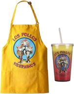 фартук breaking pollos hermanos желтого цвета логотип