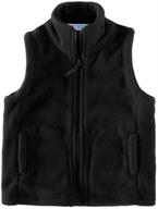 littlespring little fleece zip-up vests: boys' clothing, jackets & coats logo