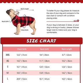 img 1 attached to 🐶 Kuoser Stretch Dog Fleece Vest: Cozy Plaid Sweater for Small Dogs & Cats, Winter Dog Clothes with Leash Hole