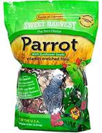 sweet harvest parrot sunflower seeds birds logo