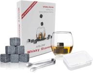 🥃 premium whiskey stones: soapstone chilling cubes for perfect beverage temperature - essential food service equipment & supplies логотип