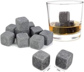 img 1 attached to 🥃 Premium Whiskey Stones: Soapstone Chilling Cubes for Perfect Beverage Temperature - Essential Food Service Equipment & Supplies