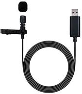 plug and play usb lavalier lapel microphone for video conferencing and content creation logo