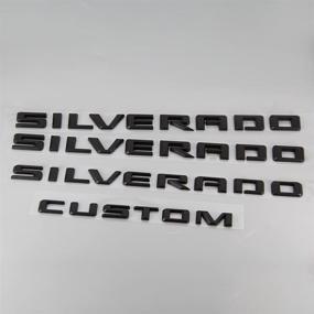 img 3 attached to Эмблема на заднюю дверь Silverado Custom 2019-2021