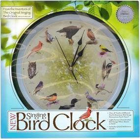 img 3 attached to 🐦 Mark Feldstein Singing Bird Wall Clock - Limited Edition 20th Anniversary, 13 Inch