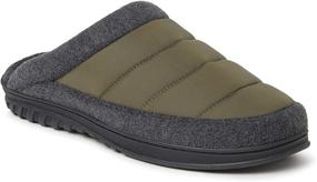 img 4 attached to Dearfoams Womens Quilted Slipper Medium Men's Shoes