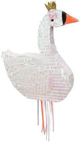 img 2 attached to 🦢 Enchanting Meri Meri Swan Party Pinata – Add Flair to Your Celebration!