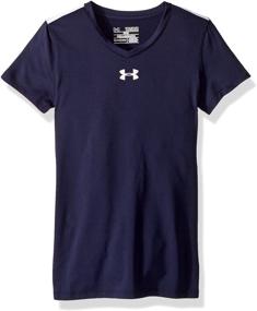 img 2 attached to Спортивная одежда с длинным рукавом от Under Armour для активных девочек среднего возраста