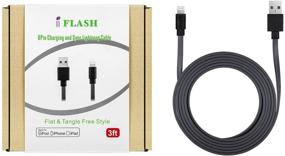 img 4 attached to [Apple MFi Certified] IFlash (3 Feet) Flat &Amp