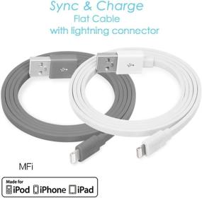 img 3 attached to [Apple MFi Certified] IFlash (3 Feet) Flat &Amp