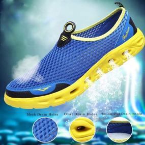 img 1 attached to Swimming Walking Exercise Men's Shoes and Athletic Gear by GOOD STUDIOS