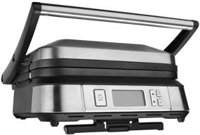 img 2 attached to 🔥 Cuisinart GR-6S Contact Smoke-Less Mode Griddler: The Ultimate Silver Kitchen Appliance for Smoke-Free Grilling