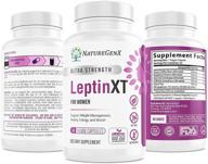 🌿 naturegenx - leptin xt supplement for weight loss - leptin resistance support - leptin hormone supplements - vegan - 60 pills - leptin burn for women logo
